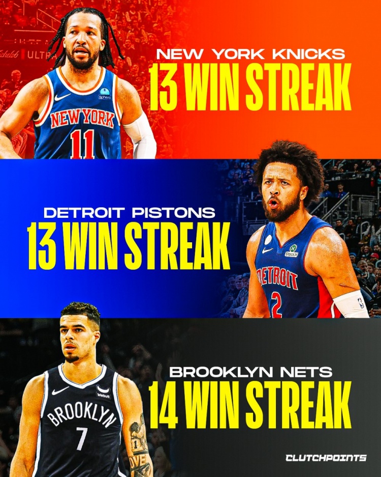 Bet365体育平台-各队2000年至今最长连胜记录！热火27连胜 勇士24 火箭22 湖人11